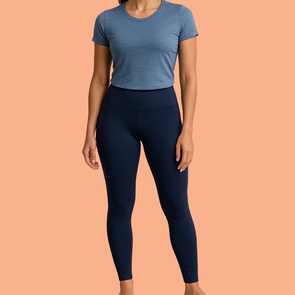 Spyder Navy High-Rise Performance Leggings